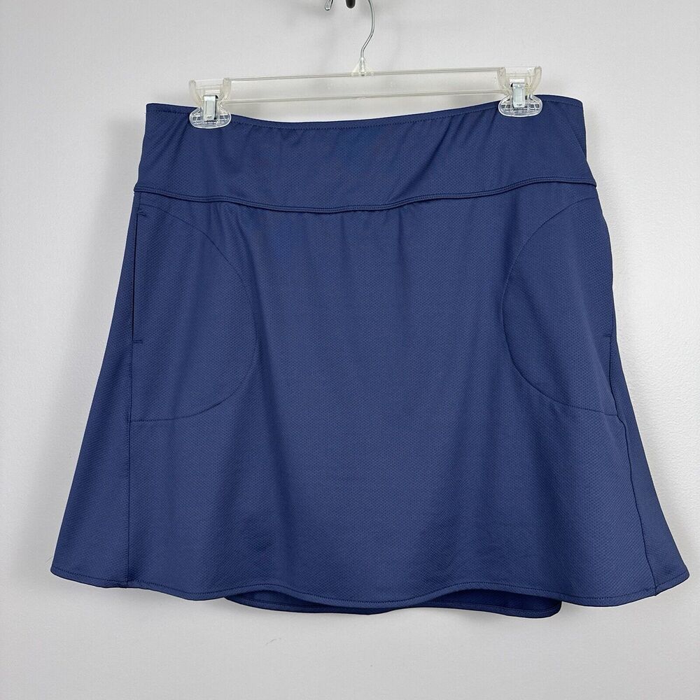 New Zero Restriction Sadie Skort Women's XL Storm Blue UPF 50 Skirt Cooling NWT